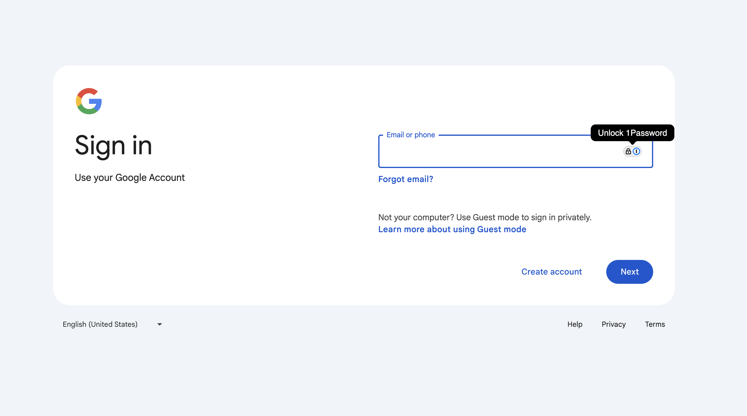 Internet Authentication Page